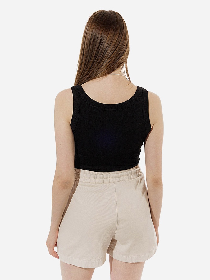 Жіночі джиснові короткі шорти 42 колір бежевий ЦБ-00219132 SKT000906378 фото