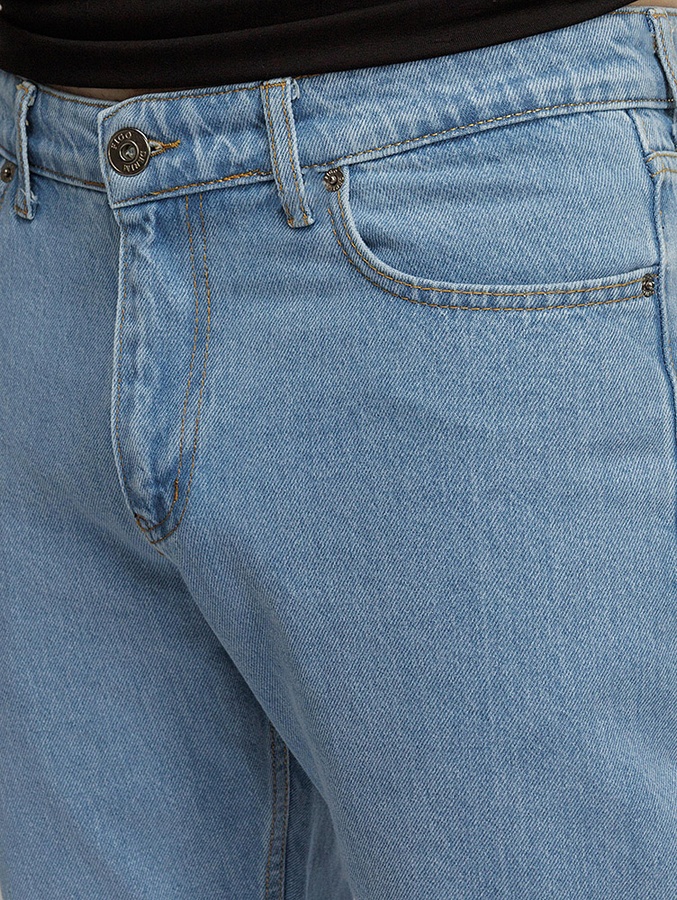 Мужские джинсы мом 54 цвет голубой ЦБ-00218791 SKT000905330 фото