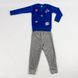 Пижама зимняя на мальчика 116 цвет темно-синий ЦБ-00144126 SKT000500508 фото 1