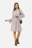 Жіноча сукня вільного крою 44 колір бежевий ЦБ-00243036 SKT000966602 фото
