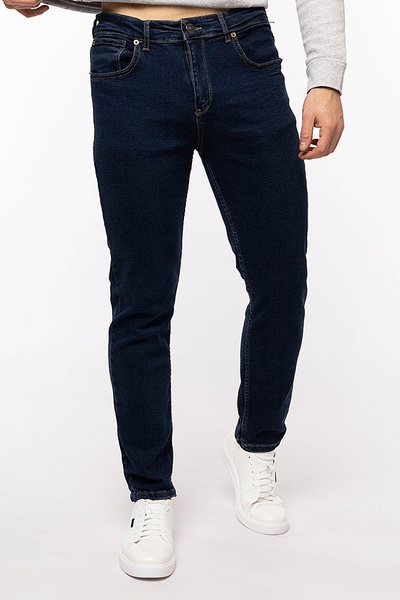 Чоловічі джинси 48 колір темно-синій ЦБ-00200688 SKT000869023 фото