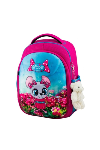 Ранец-ракушка + брелок игрушка для девочки цвет розовый ЦБ-00197232 SKT000860763 фото