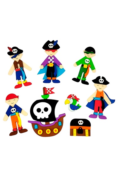 Набір 3D аплікація "Пірати" колір різнокольоровий ЦБ-00235524 SKT000946224 фото