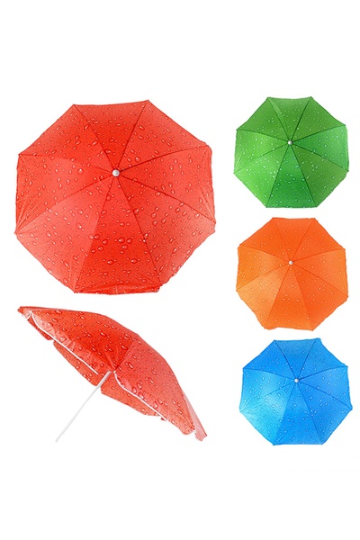 Зонт пляжный цвет оранжевый ЦБ-00226990
