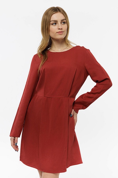 Жіноча сукня 40 колір теракотовий ЦБ-00174666 SKT000584399 фото