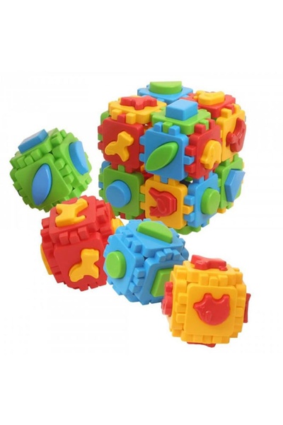 Игрушка куб "Умный малыш Лото" цвет разноцветный 00-00034406 SKT000034390 фото