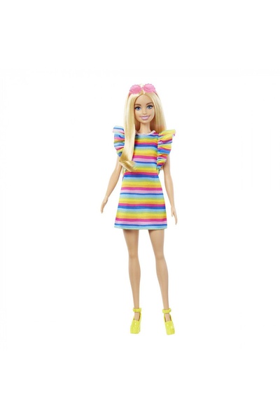 Кукла "Модница" с брекетами в полосатом платье цвет разноцветный ЦБ-00215178 SKT000898000 фото