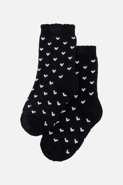 Шкарпетки для дівчинки 23-26 колір чорний ЦБ-00238568 SKT000956893 фото