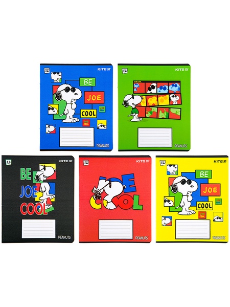 Тетрадь в линейку 12 листов Peanuts Snoopy цвет разноцветный ЦБ-00197351 SKT000860987 фото