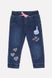 Джогери джинсові на дівчинку колір темно-синій ЦБ-00201999 SKT000871566 фото 1