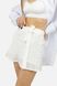 Женская юбка-шорты 48 цвет белый ЦБ-00250397 SKT000993182 фото 3