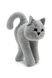 М'яка іграшка Котик "Коржик" колір сірий ЦБ-00236520 SKT000952431 фото 1
