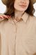 Жіноча сорочка з довгим рукавом 42 колір бежевий ЦБ-00250968 SKT000994894 фото 5