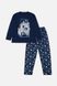 Пижама длинный рукав для мальчика 122 цвет темно-синий ЦБ-00212673 SKT000892219 фото 1