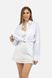 Женская юбка-шорты 48 цвет белый ЦБ-00250397 SKT000993182 фото 2