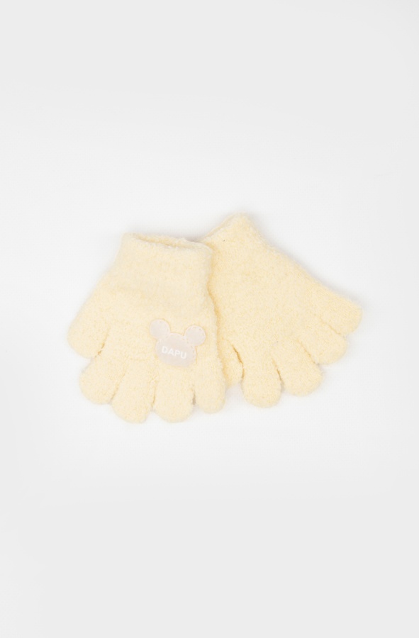 Перчатки для девочки 2.5 цвет желтый ЦБ-00228671 SKT000930107 фото