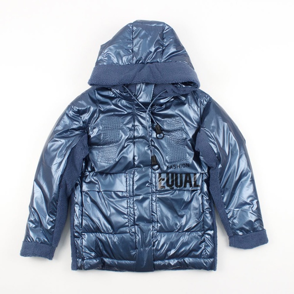 Куртка коротка жіноча зимова 50 колір блакитний ЦБ-00142685 SKT000497498 фото
