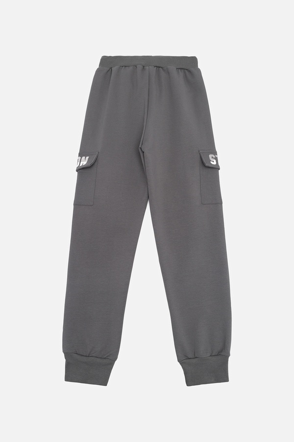 Штаны спортивные для мальчика 164 цвет темно-серый ЦБ-00243578 SKT000968594 фото