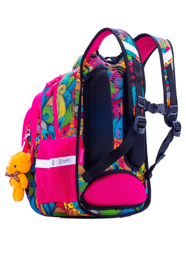 Рюкзак + брелок іграшка колір рожевий ЦБ-00255099 SKT001006768 фото