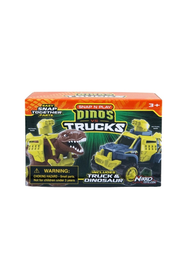 Игровой набор – машинка и динозавр T-Rex brown цвет разноцветный ЦБ-00204540 SKT000876380 фото