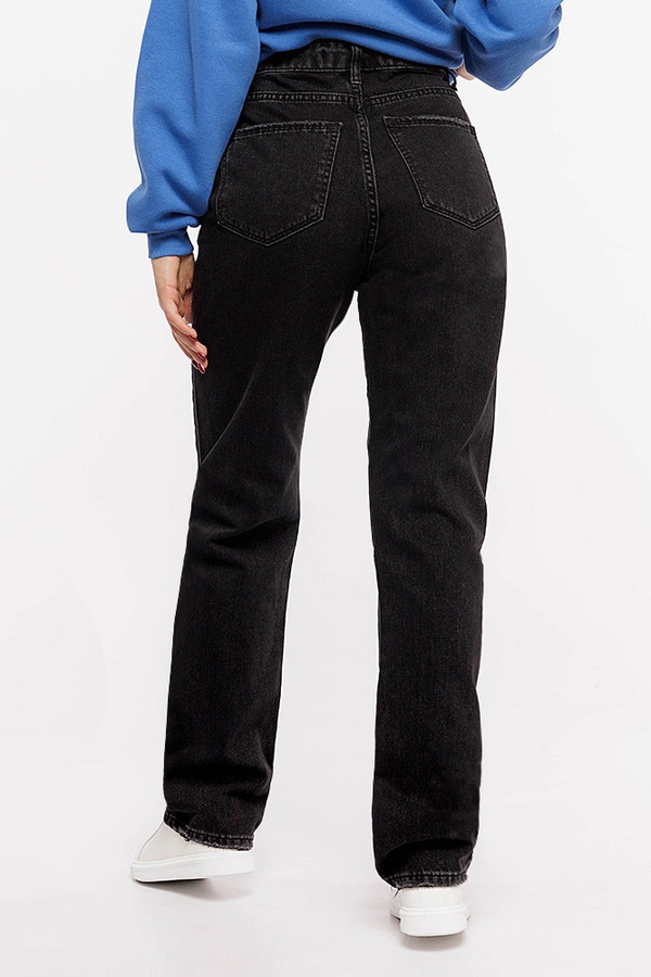Женские джинсы 44 цвет черный ЦБ-00202926 SKT000873194 фото