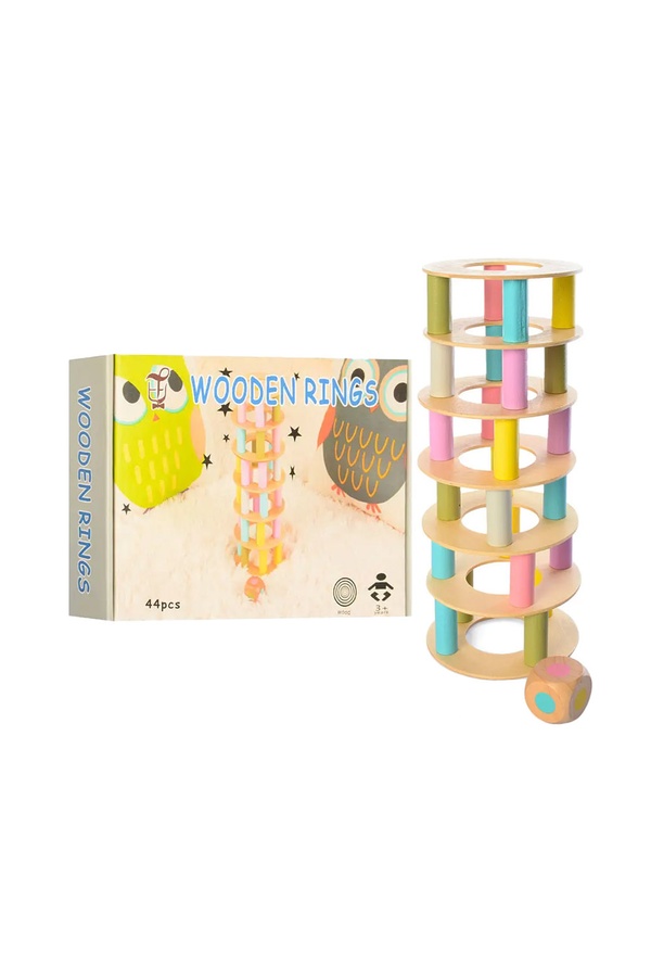 Деревянная игрушка Башня цвет разноцветный ЦБ-00122892 SKT000457629 фото