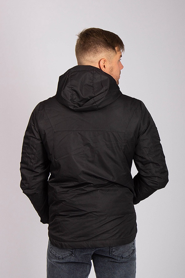 Куртка коротка чоловіча 48 колір чорний ЦБ-00170405 SKT000570052 фото