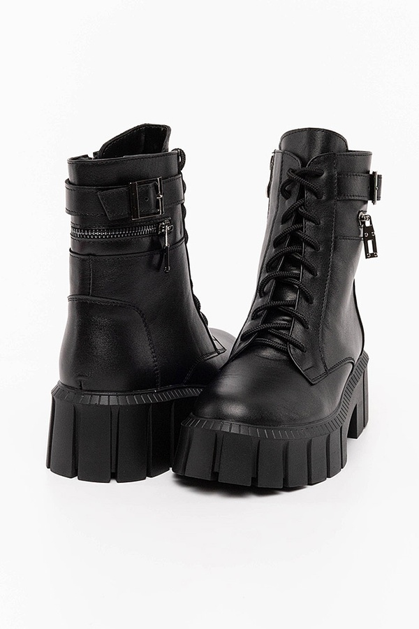 Жіночі черевики 35 колір чорний ЦБ-00195503 SKT000857377 фото