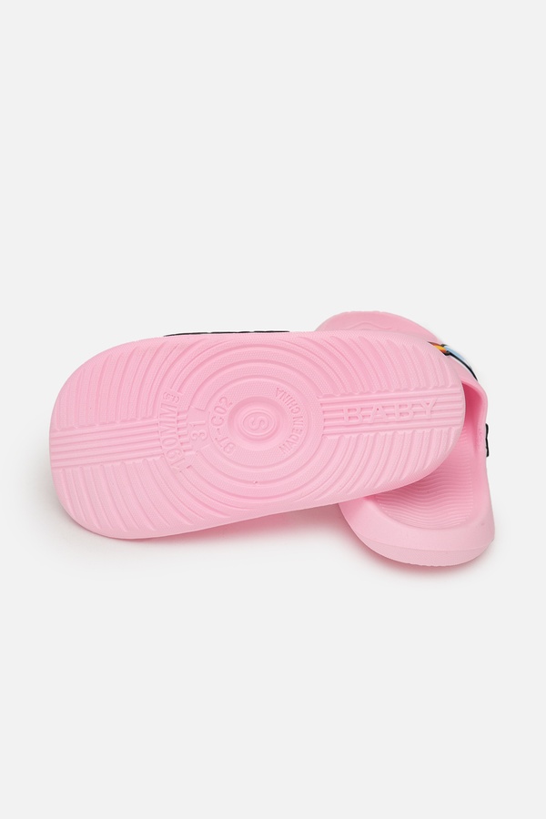 Шльопанці на пласкій підошві для дівчинки 30 колір рожевий ЦБ-00238344 SKT000956200 фото