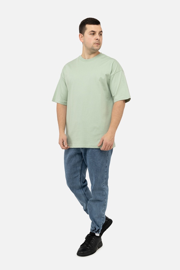 Чоловіча футболка 44 колір м'ятний ЦБ-00241645 SKT000962225 фото