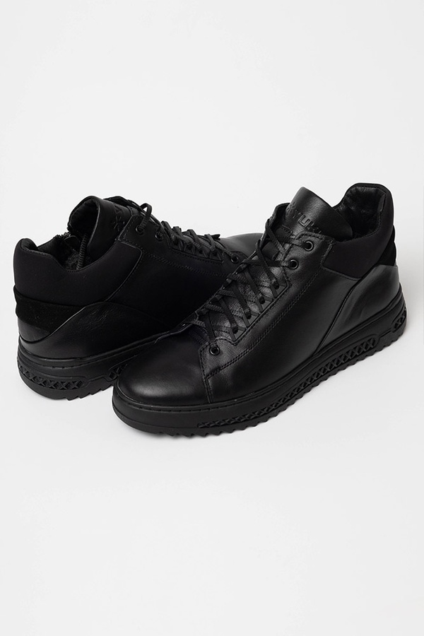 Мужские ботинки 45 цвет черный ЦБ-00196219 SKT000858822 фото