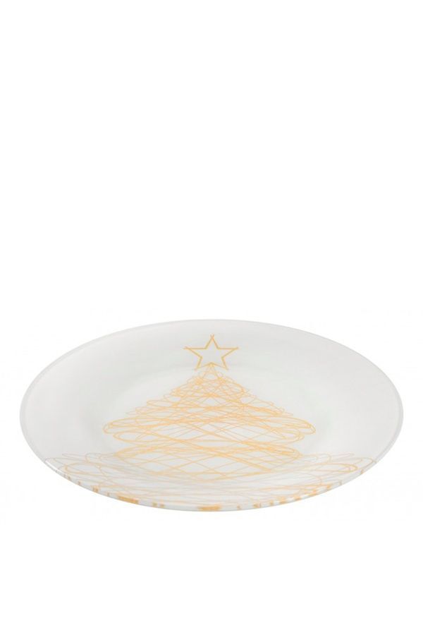 Тарілка VIVA NY TREE GOLD, 25 см. ЦБ-00288329 фото