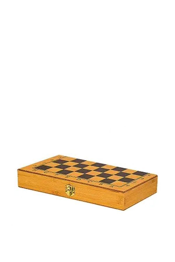 Настольная игра 3 в 1: Шахматы, шашки, нарды B3116 ЦБ-00265672 фото