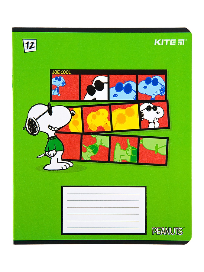 Зошит в лінійку 12 аркушів Peanuts Snoopy колір різнокольоровий ЦБ-00197351 SKT000860987 фото