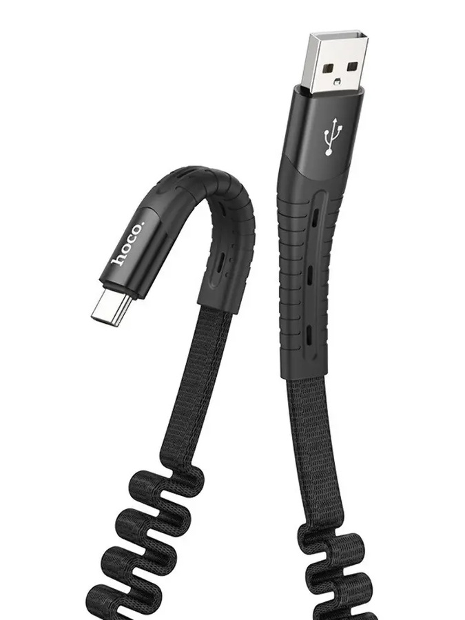Кабель Hoco U78 USB to Type-C колір чорний ЦБ-00220481 SKT000909901 фото
