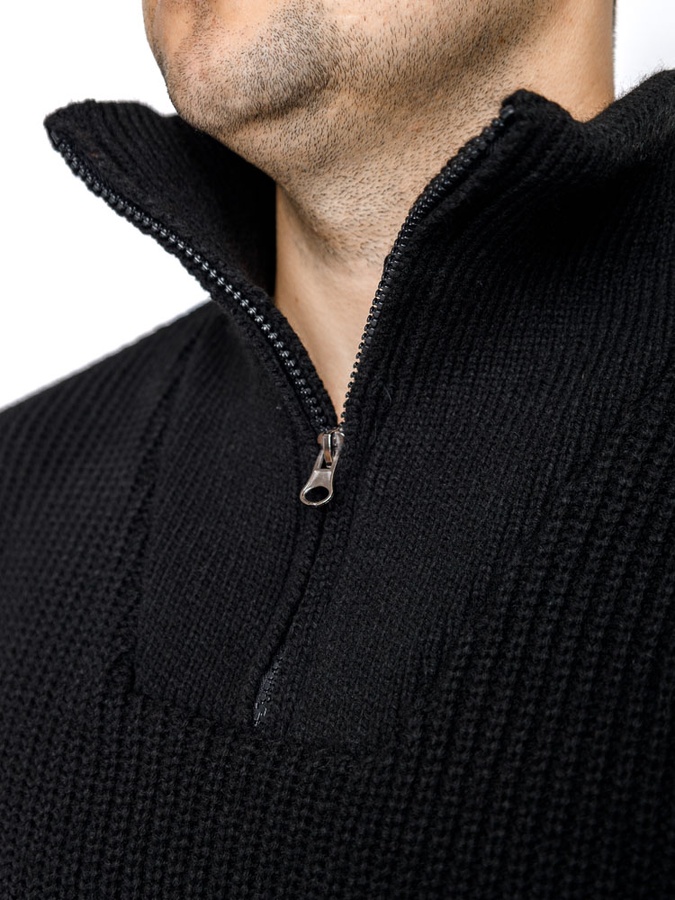 Чоловічий светр 46 колір чорний ЦБ-00233232 SKT000941029 фото