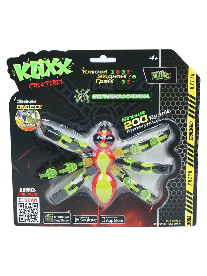 Игрушка Klixx Creaturez - Fidget Огненная муравей цвет разноцветный ЦБ-00230345 SKT000934398 фото