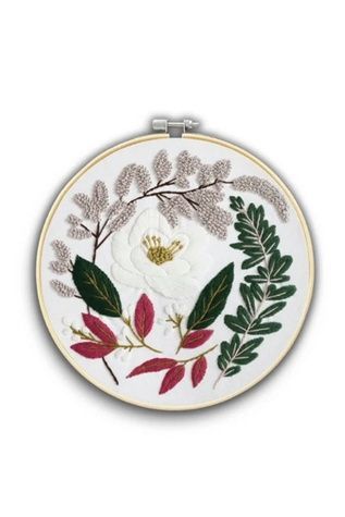 Набір для вишивки гладдю &laquo;Ніжний вінок&raquo; Brushme EMBR003 ЦБ-00295393 фото
