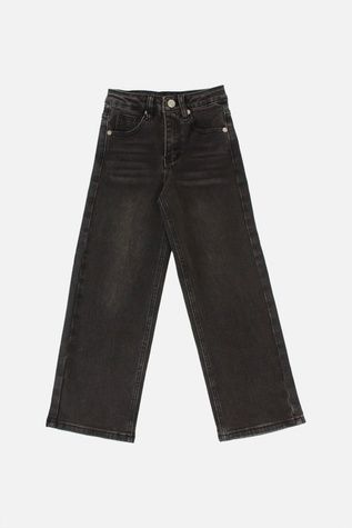 Джинси wide leg для дівчинки колір сірий 116 ЦБ-00297964 фото