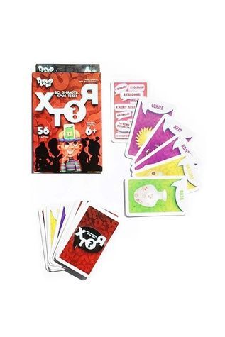 Настільна гра вікторина "ХТО Я?" міні Danko Toys HIM-03-01U ЦБ-00049569 фото