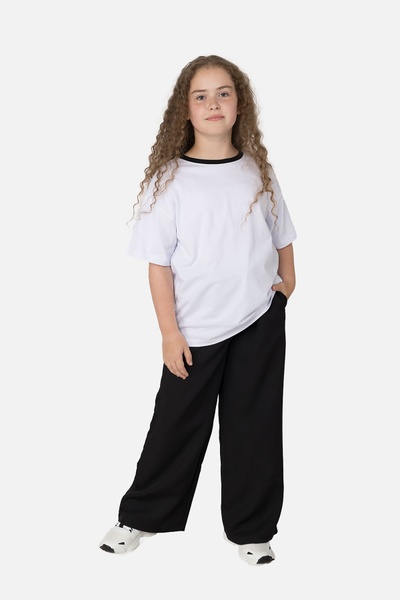 Штани для дівчинки 152 колір чорний ЦБ-00251260 SKT000996373 фото
