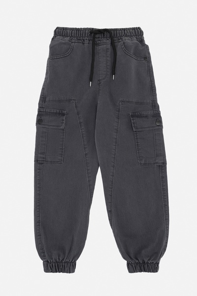 Джогеры джинсовые для мальчика 158 цвет серый ЦБ-00254804 SKT001005926 фото