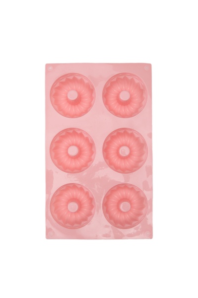 Силіконова форма-планшет для випічки "Кекс" колір рожевий ЦБ-00247444 SKT000987149 фото