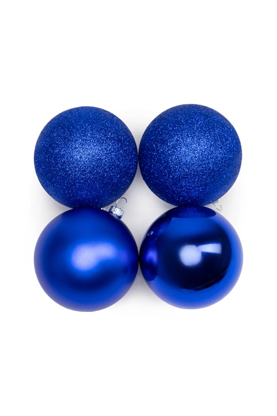 Набор шариков для елки цвет синий ЦБ-00238253 SKT000955824 фото
