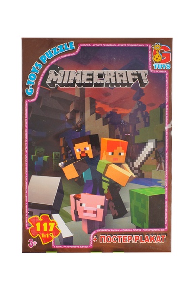 Пазли із серії "Minecraft" (Майнкрафт) колір різнокольоровий ЦБ-00241248 SKT000961343 фото