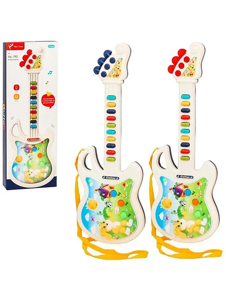 Гітара для дітей колір різнокольоровий ЦБ-00231682 SKT000937049 фото