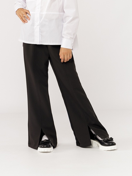 Штани для дівчинки 152 колір чорний ЦБ-00221708 SKT000913450 фото