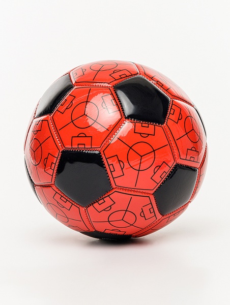 М'яч футбольний колір червоний ЦБ-00224686 SKT000920695 фото