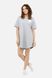 Жіноча нічна сорочка 42 колір світло-сірий ЦБ-00244130 SKT000977906 фото 1