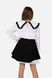 Блуза с длинным рукавом для девочки 134 цвет белый ЦБ-00251242 SKT000996277 фото 3
